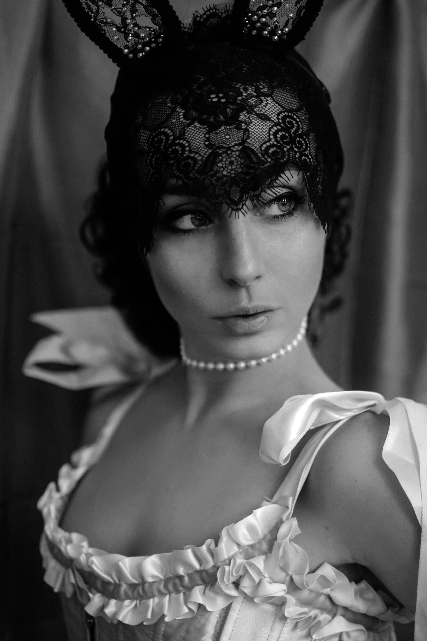 Black rabbit — Fashion & Beauty editorial by Alina Pasechnaia for VOUS Magazine