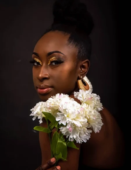 Noir Blossoms — Fashion editorial by T.K. Morris for VOUS Magazine