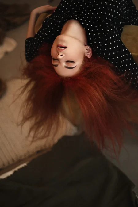 Soft red — Fashion editorial by Peter Kaykov for VOUS Magazine