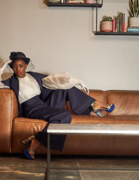 The Flower Crown of Lady Laila Brown — Fashion editorial by Terrance Hamilton for VOUS Magazine