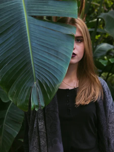 Behind the curtain of nature — Fashion editorial by Elena Beregatnova for VOUS Magazine