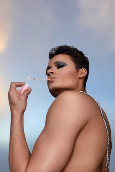 Male with Makeup — Fashion editorial by Francisco Duque for VOUS Magazine