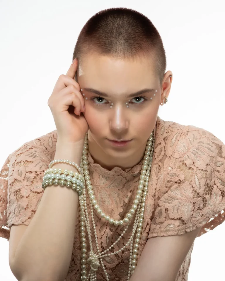 Powder & Pearl — Fashion editorial by Gergyely Nagy for VOUS Magazine