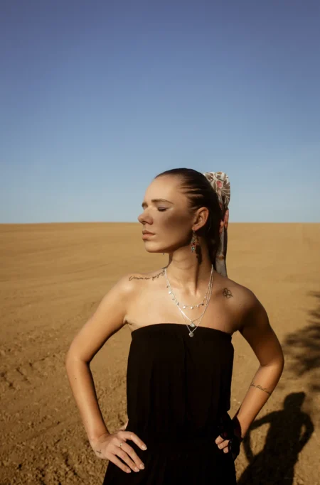 Slovak desert — Fashion editorial by Mária Gandica Stredanská for VOUS Magazine