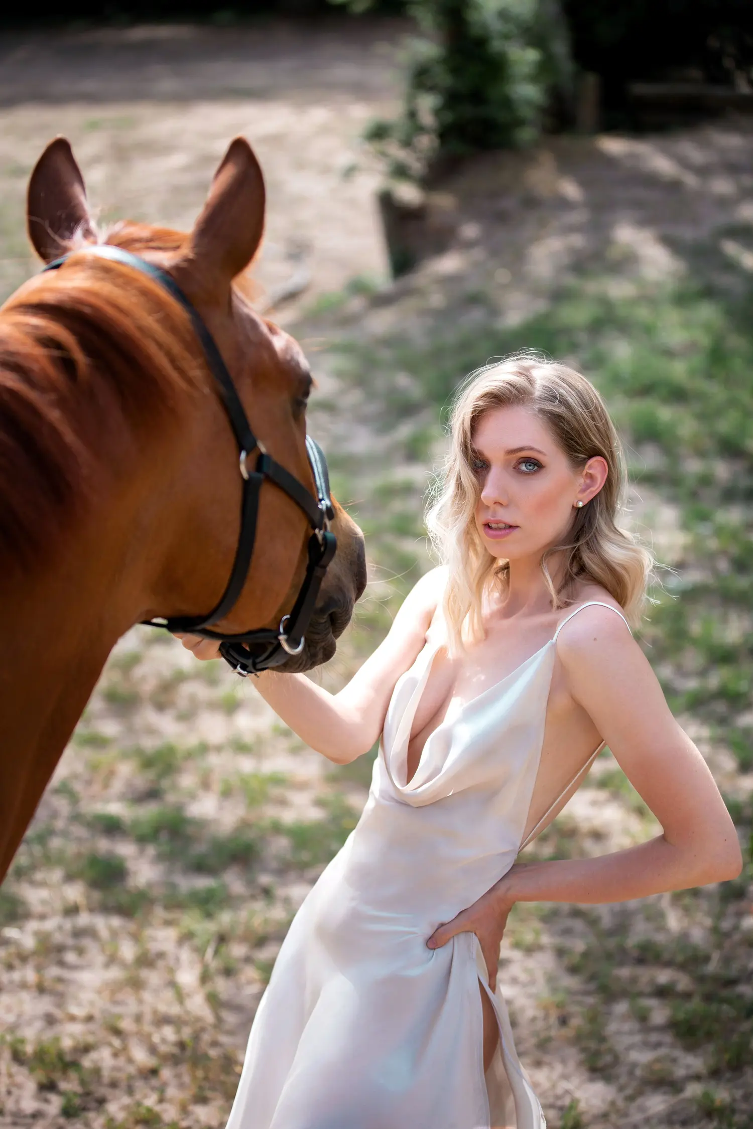 ...at the Riding Stables — Fashion editorial by Matern Jan for VOUS Magazine
