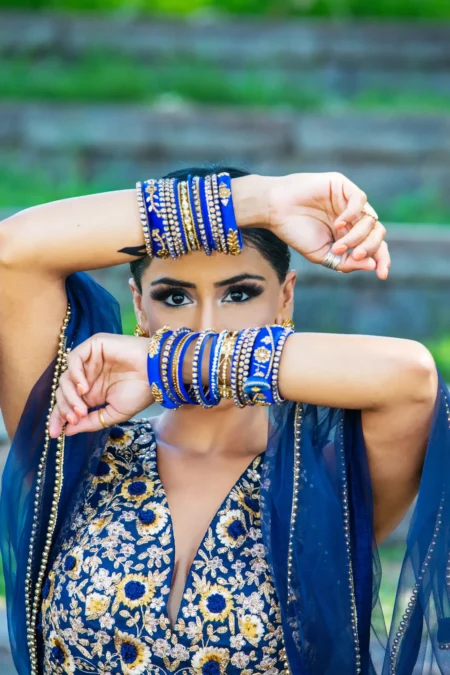 Bride Me Blue — Fashion editorial for VOUS Magazine