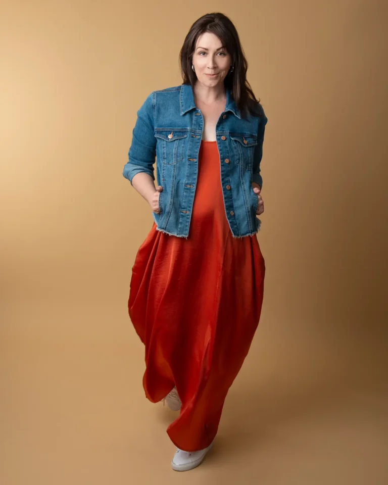 Rustic Satin, Demin & Flowers — Fashion editorial by Lane Jensen Photography for VOUS Magazine
