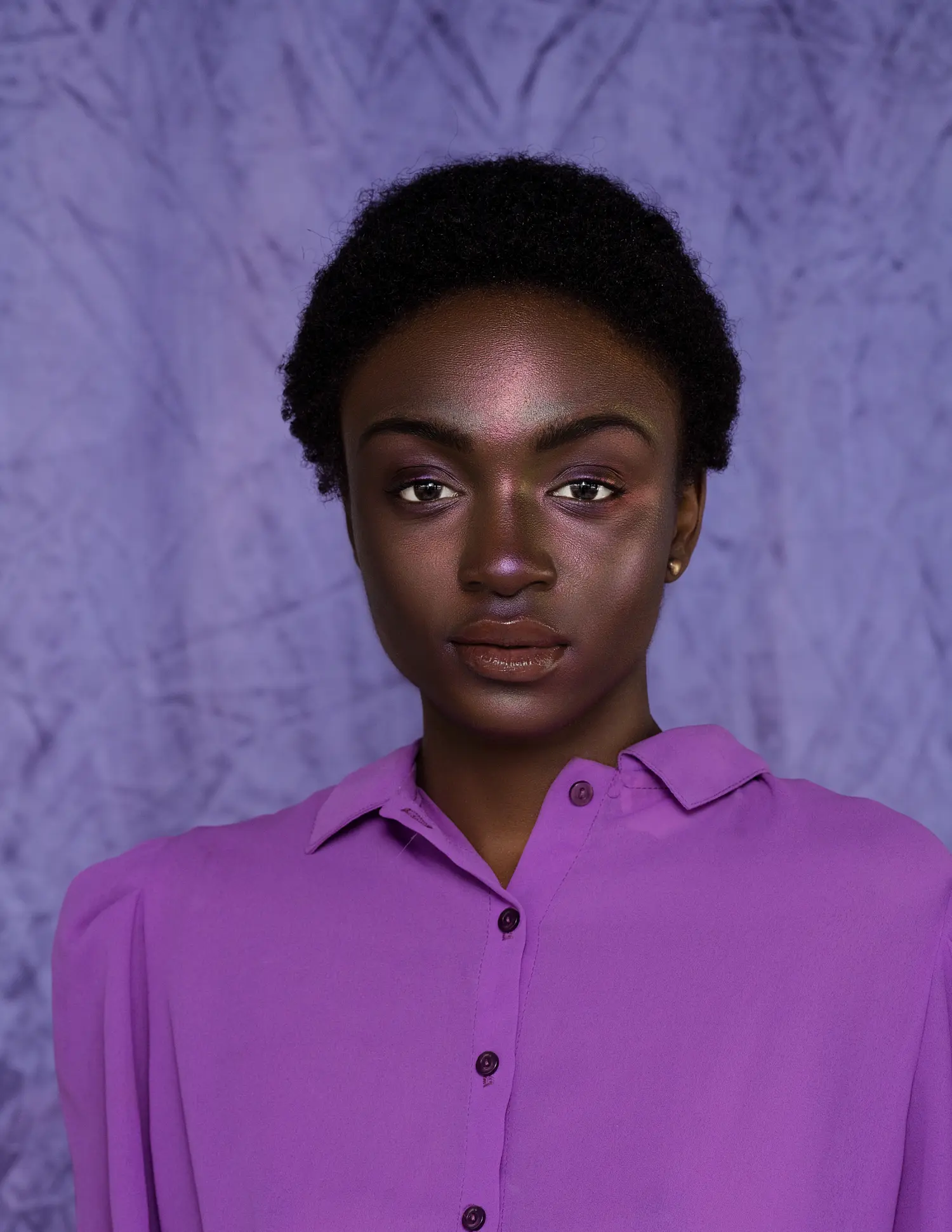 Beauty & The Color Purple — Fashion editorial by Terrance Hamilton for VOUS Magazine