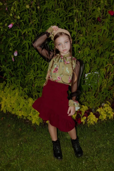 Burgundy — Fashion editorial by Marina Kobina for VOUS Magazine
