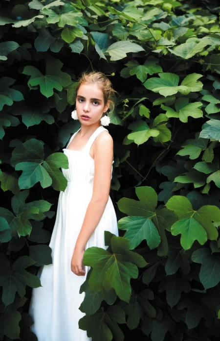 Green Forest — Fashion editorial by Photographer PR agency Model for VOUS Magazine
