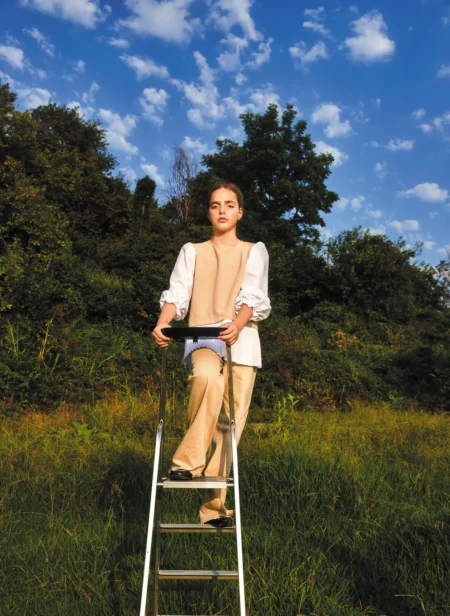 Stairs to Autumn — Fashion editorial by Elena Pismennaya for VOUS Magazine