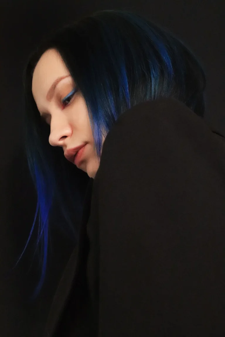 Sapphire Hair — Fashion editorial by Arina Kozina for VOUS Magazine