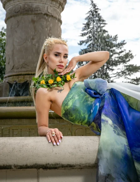 A Fashionista in the Garden — Fashion & Beauty editorial by Michael Nash for VOUS Magazine
