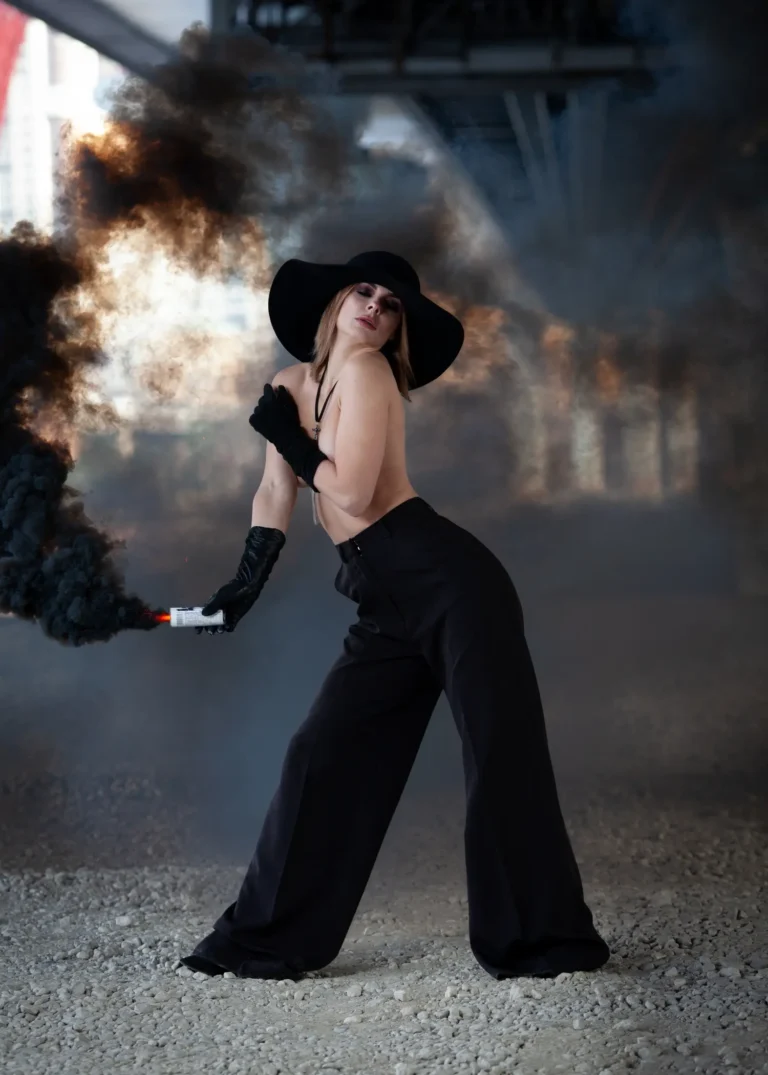 Black Aerosol — Fashion & Beauty editorial for VOUS Magazine