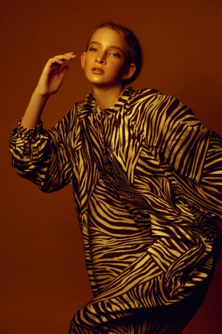Leopard — Teen editorial by Photograph: Liza Gaufe for VOUS Magazine