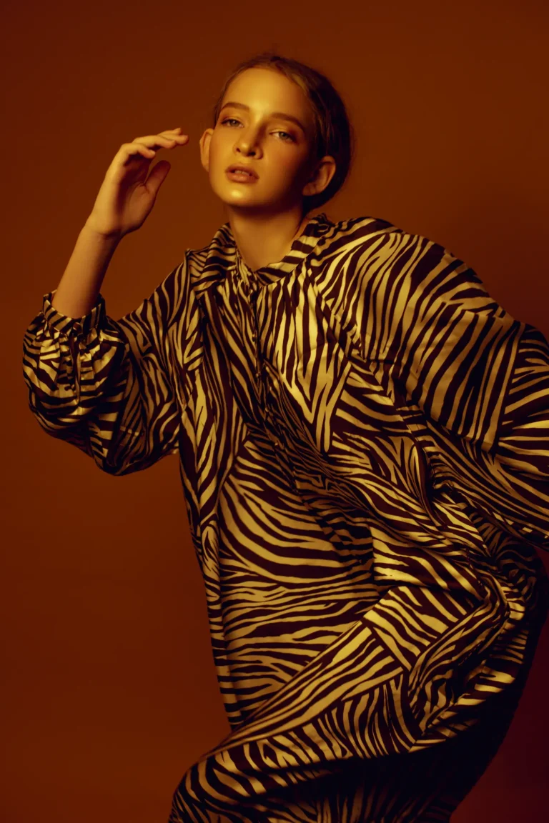 Leopard — Teen editorial by Photograph: Liza Gaufe for VOUS Magazine