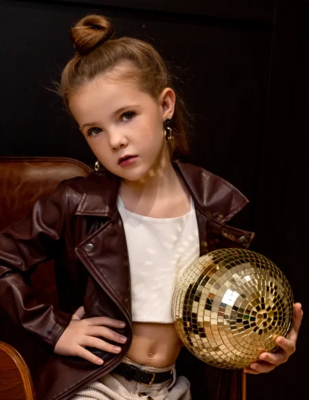 Disco girl — Teen editorial by Aleinikova Nina for VOUS Magazine