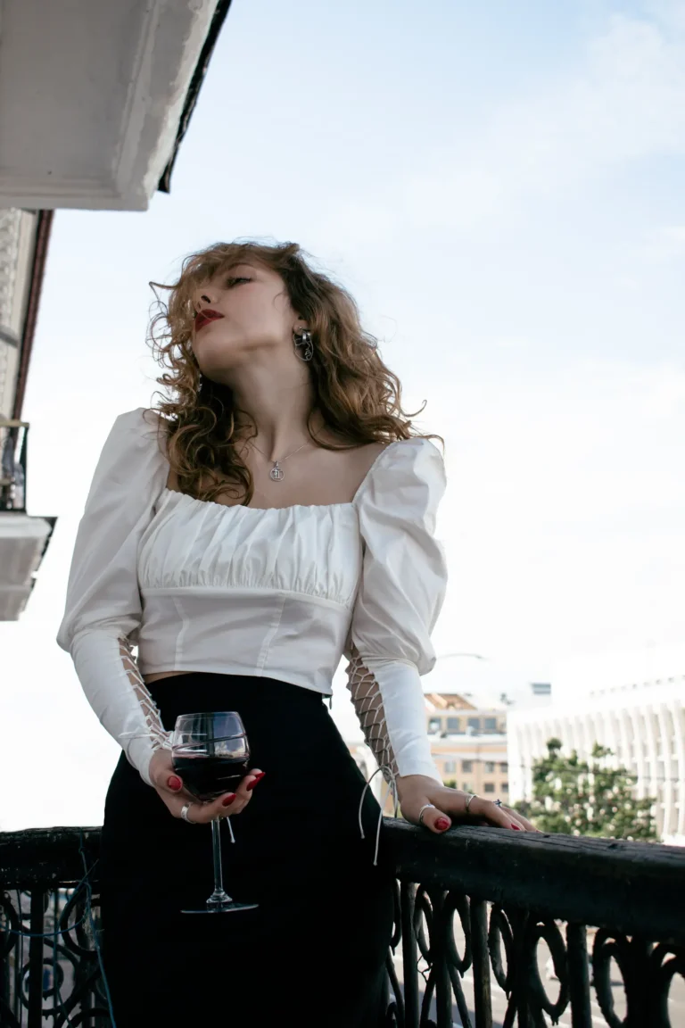 girl over a bustling city — VOUS Magazine · The February Fashion & Beauty Edition · Vol.8 · 2022