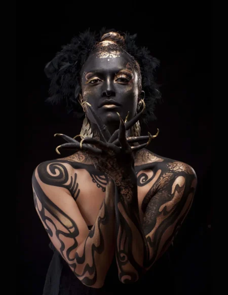 Tribal beauty — Fashion & Beauty editorial by IL Cinquantino Lab for VOUS Magazine