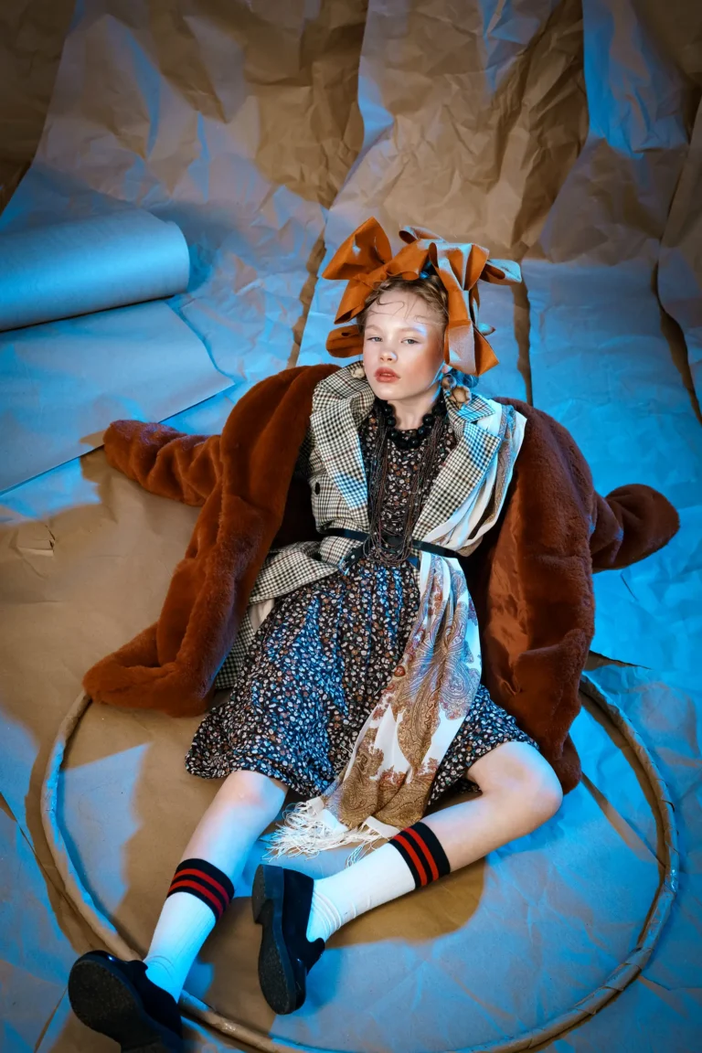 Vasilina — Teen editorial by Anastasia Fahertdinova for VOUS Magazine