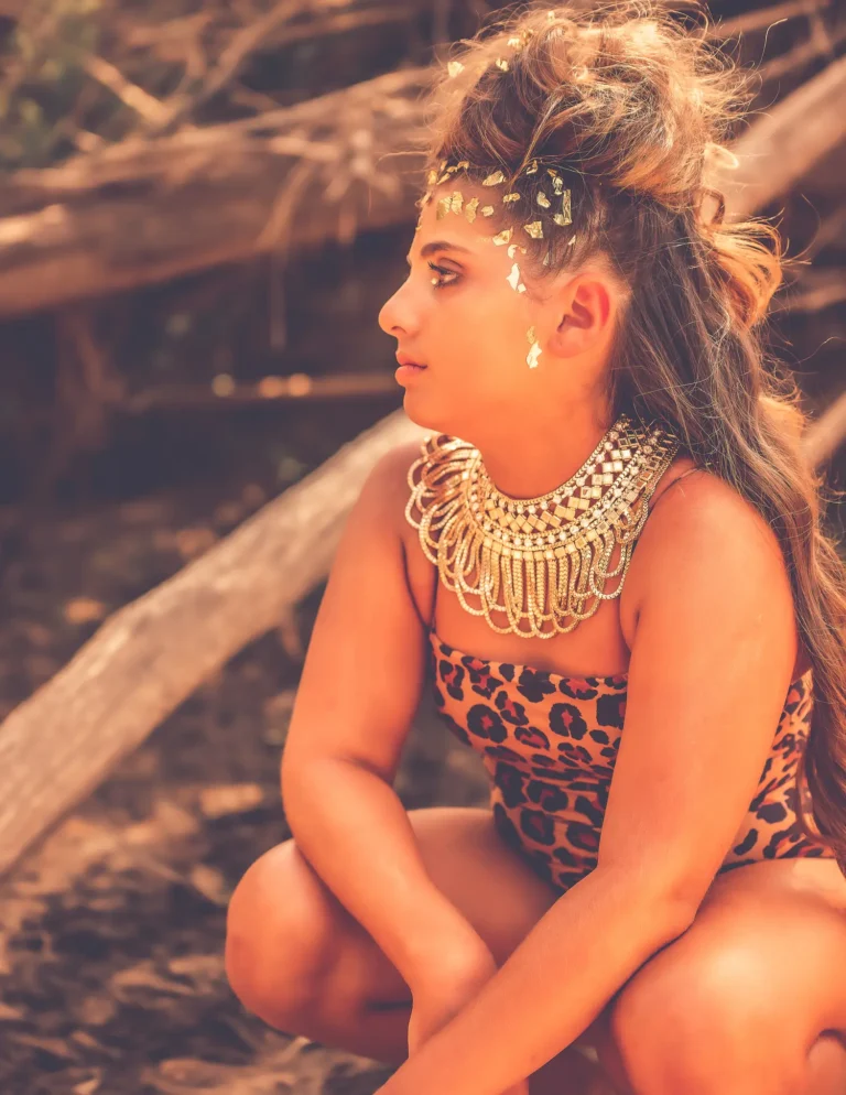Bronzed Glamour — Teen editorial by TruMark Photography for VOUS Magazine