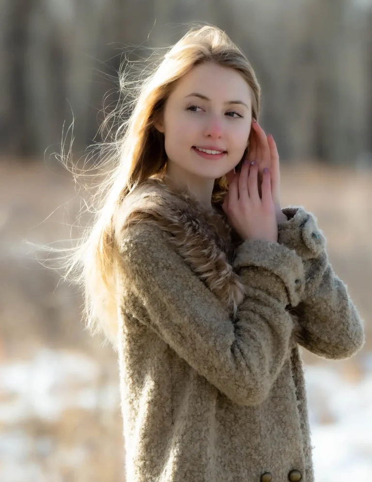 Winter Angel with E L O R A — Fashion & Beauty editorial by AL Gamilla for VOUS Magazine