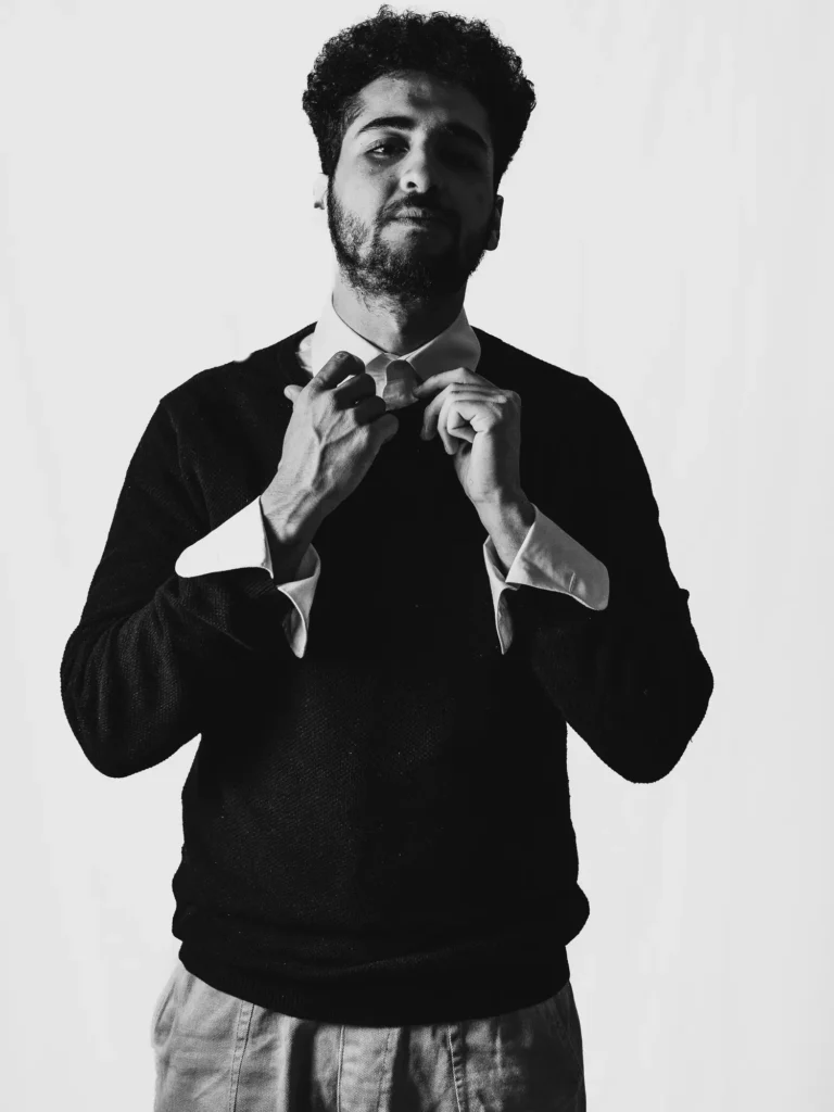 Black and White — Man editorial by Federico Porrello for VOUS Magazine