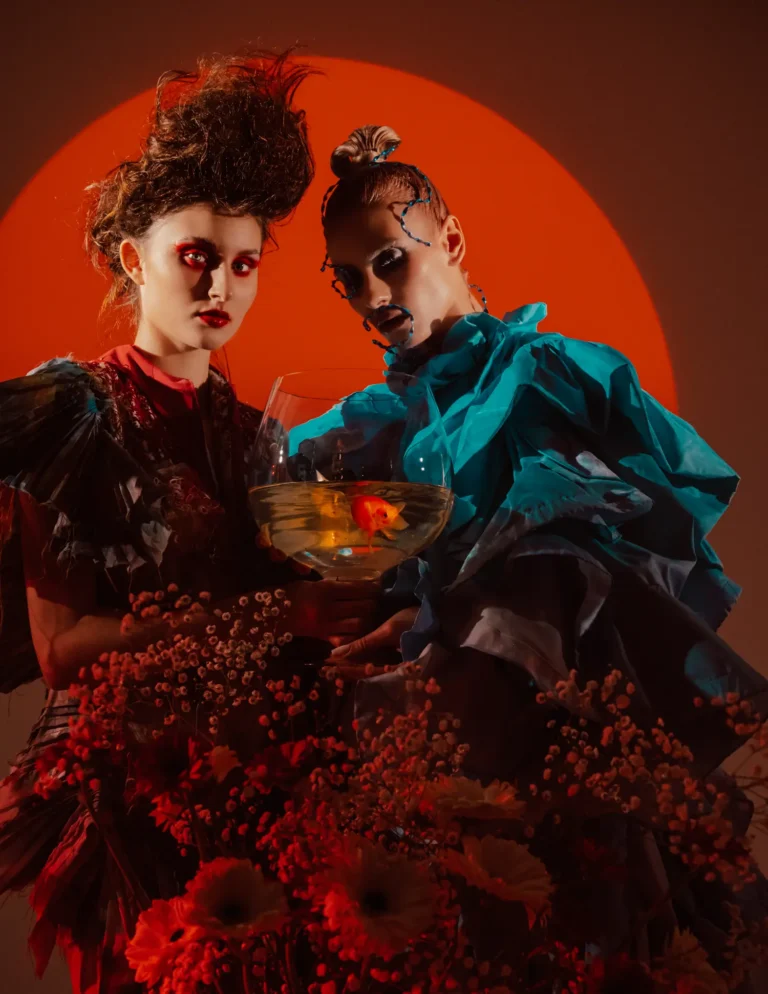 ENCLOSED SPACES fire and water — Fashion & Beauty editorial by Maxim Kamennov for VOUS Magazine