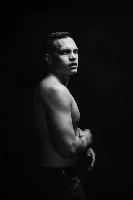 Man portrait — Man editorial by Anastacia Klimova for VOUS Magazine