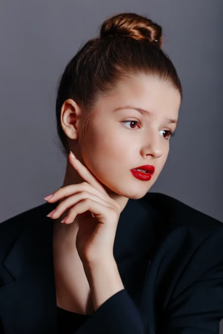 Mood color - BLACK — Teen editorial by Mariya Buchneva for VOUS Magazine
