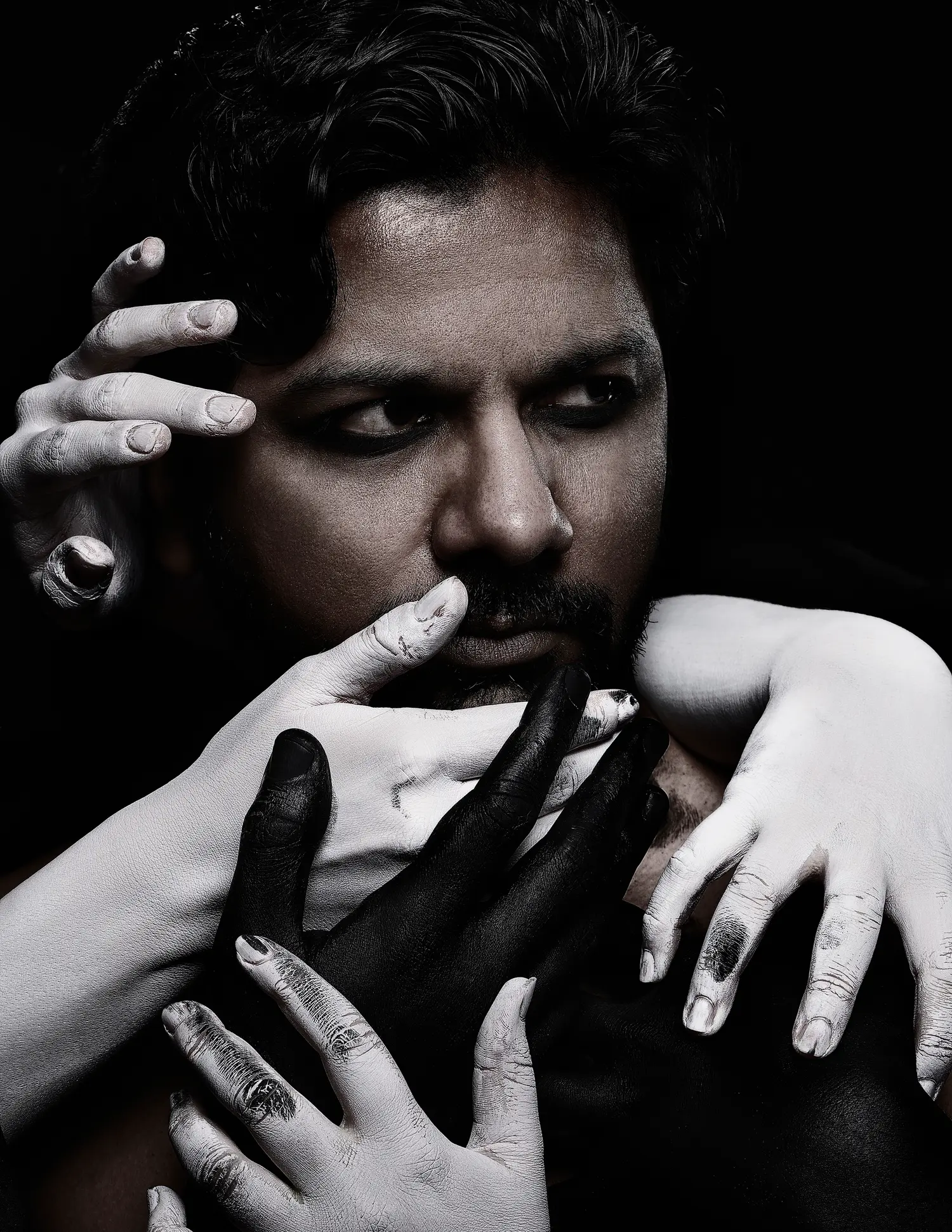 The voice of fear- silence must be heard — Man editorial by Mihaela Rogova for VOUS Magazine