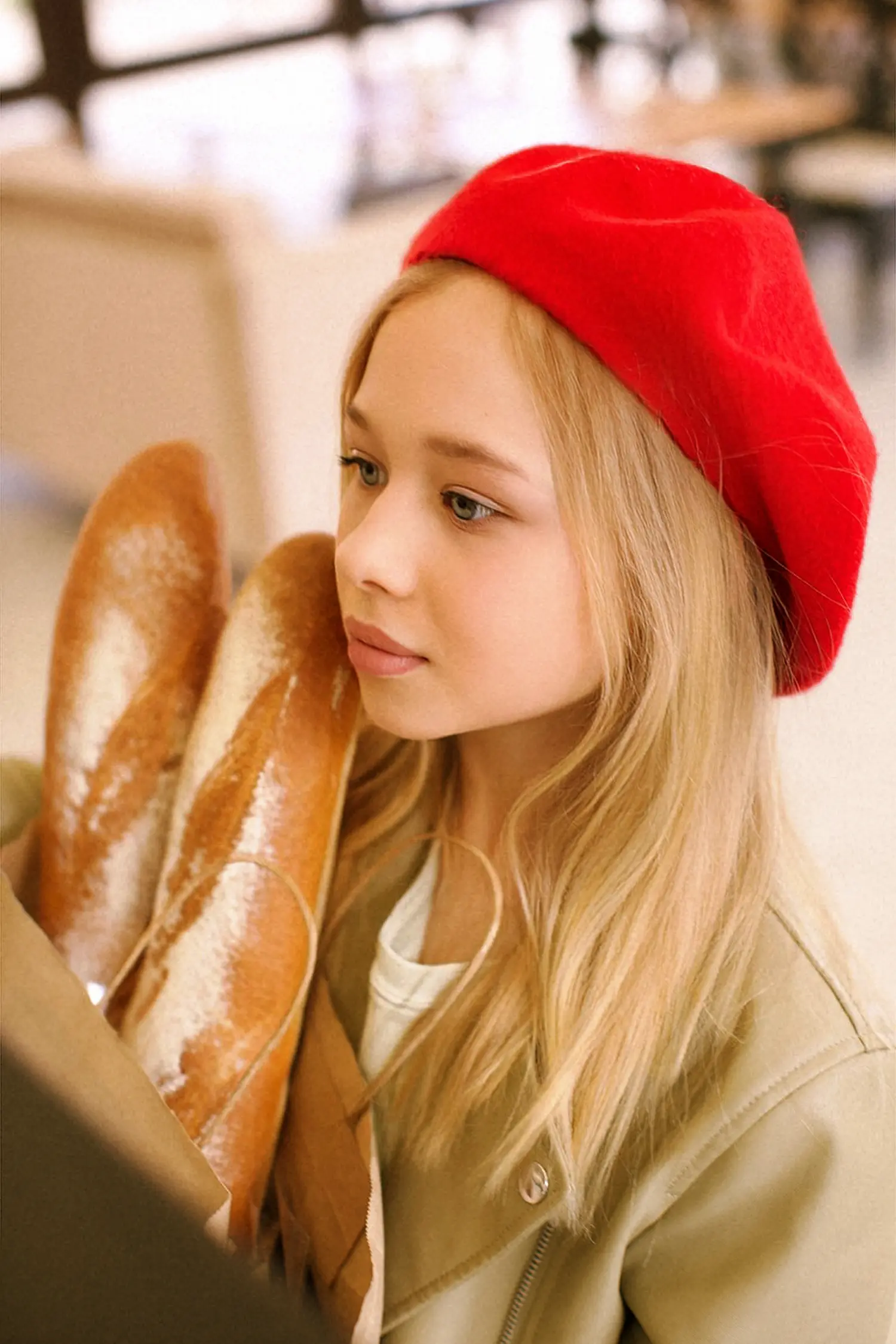 Little Miss in tha cafe — Teen editorial by Nika Vershkova for VOUS Magazine
