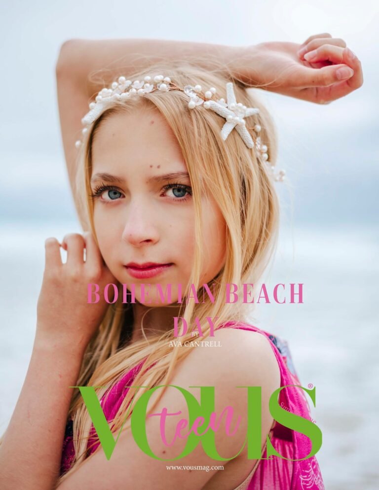 Bohemian Beach Day — VOUS Magazine · The July Teen Edition · Vol.3 · 2022