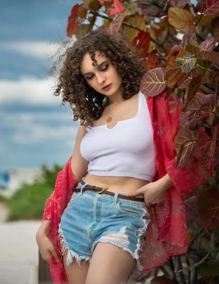 Draped in Red — Fashion & Beauty editorial by Ralph A Best for VOUS Magazine