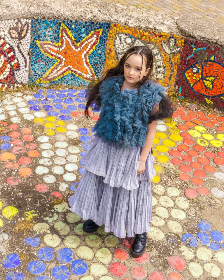 Mosaic City — Teen editorial by Alena Tokareva for VOUS Magazine