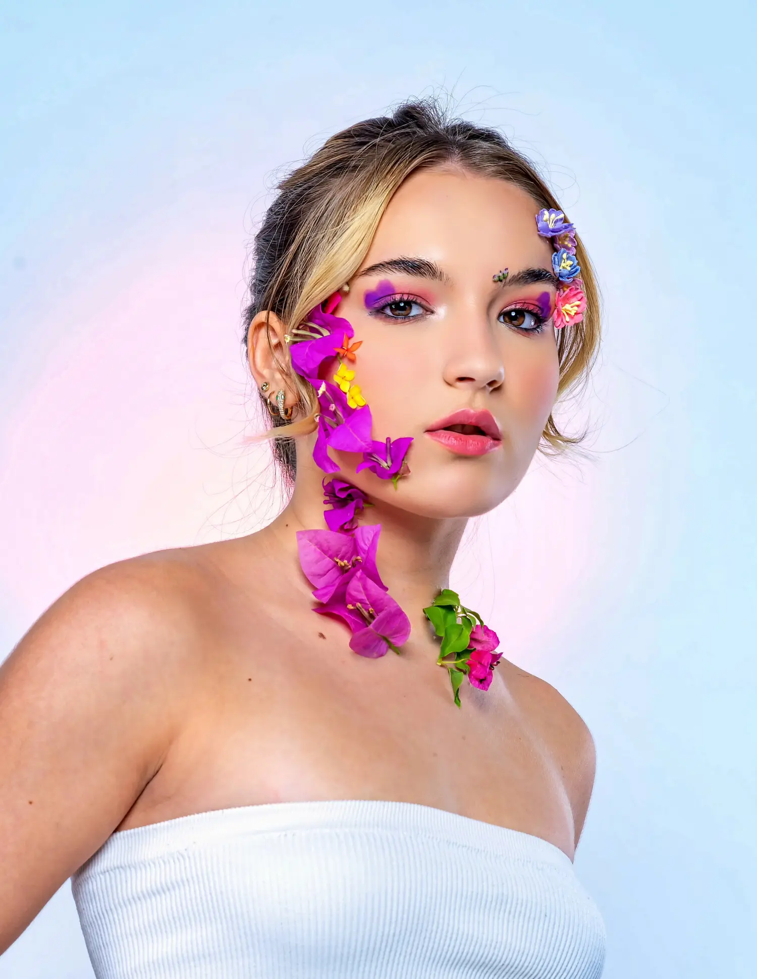 Beauty shoot — Fashion & Beauty editorial by Din for VOUS Magazine