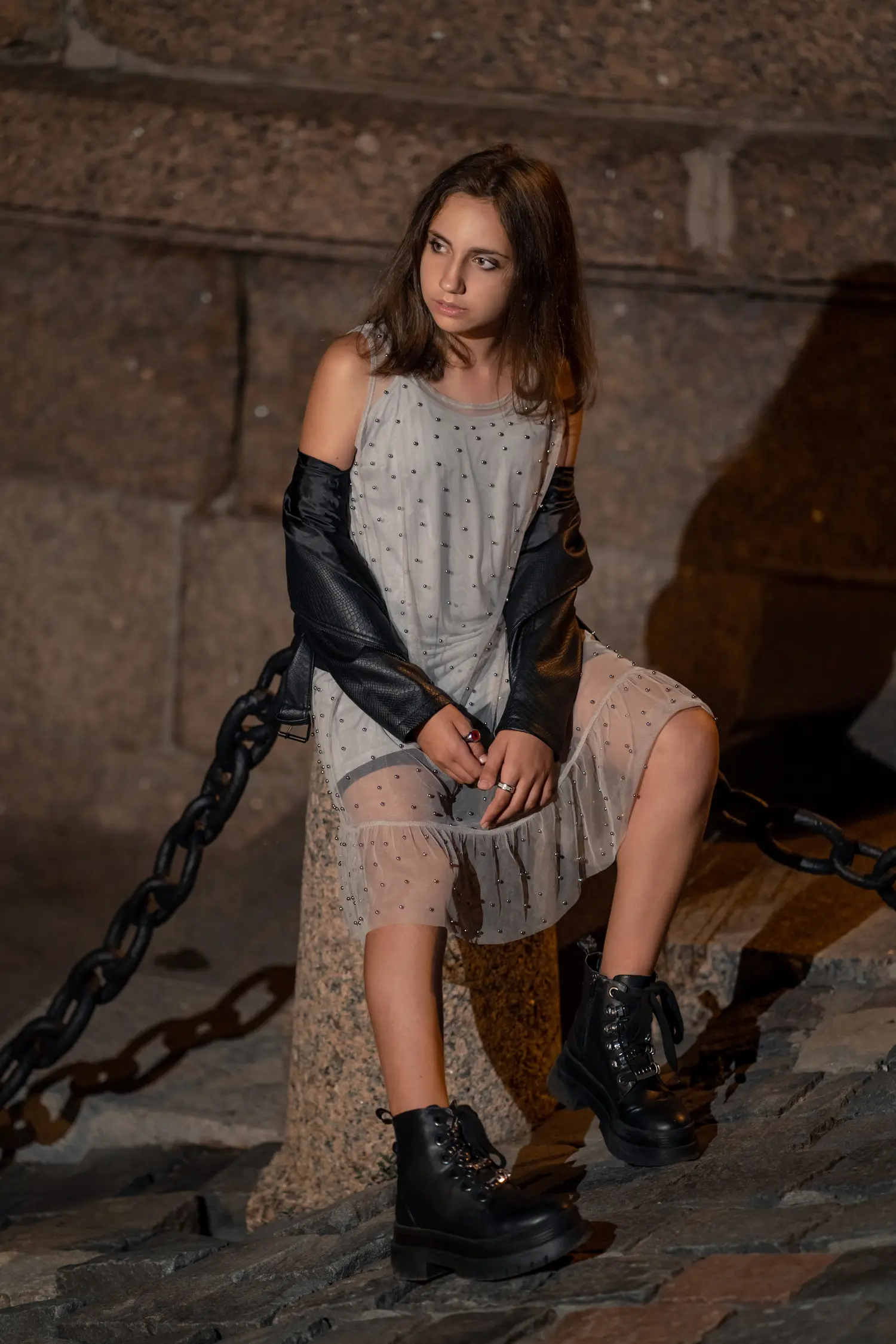 Energy of the Night City — Teen editorial by Olga Shadrina for VOUS Magazine