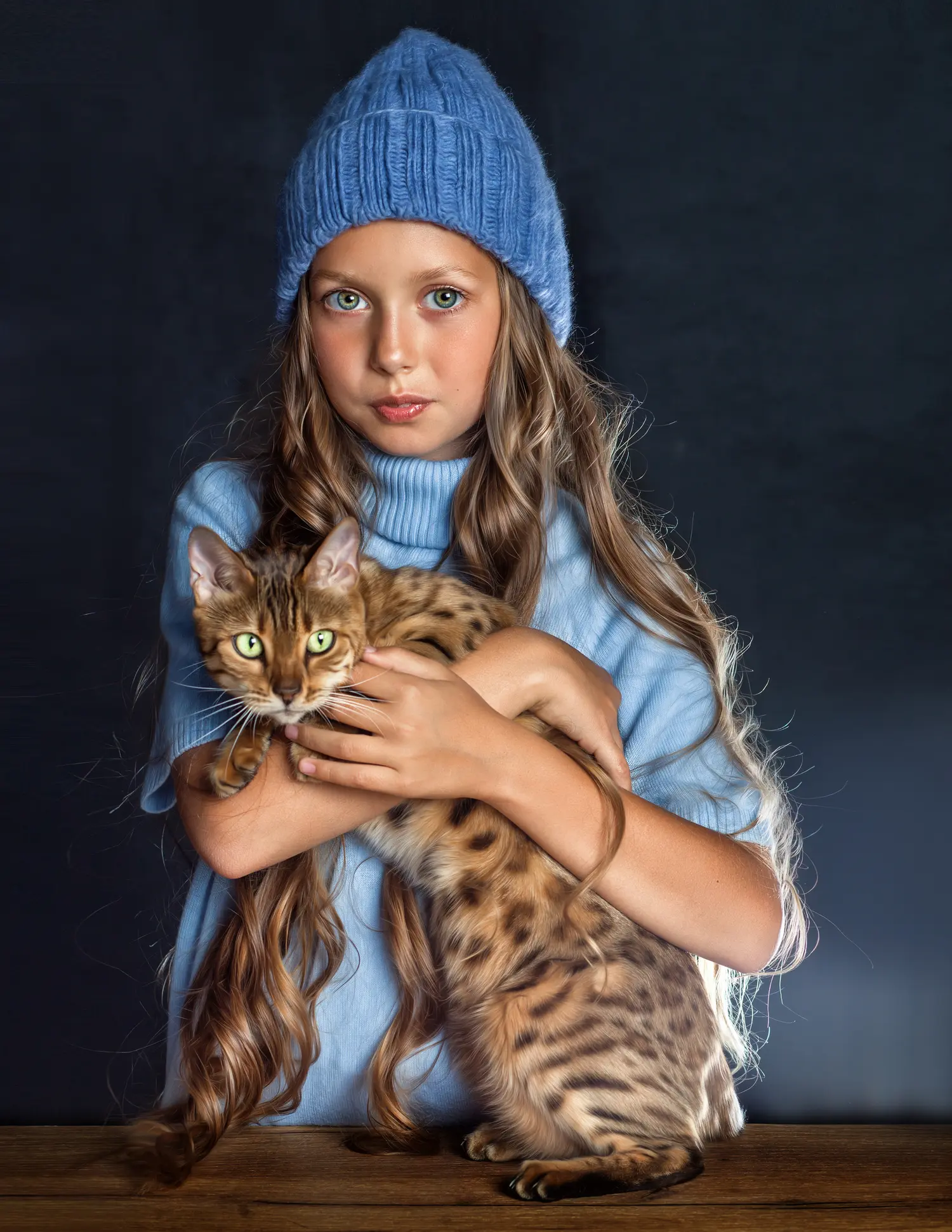 Eva and the cat — Teen editorial by Anastasiya Ryazantseva for VOUS Magazine