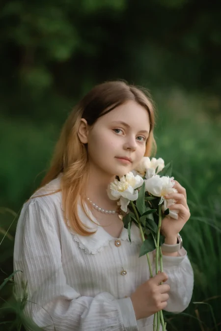 Flowers Soul — Teen editorial by Ekaterina Kazakova for VOUS Magazine