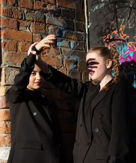 Little powerful girls Gevorgyan Ellen & Polyanskaya Sofia — Teen editorial by Martirosyan Syuzanna for VOUS Magazine