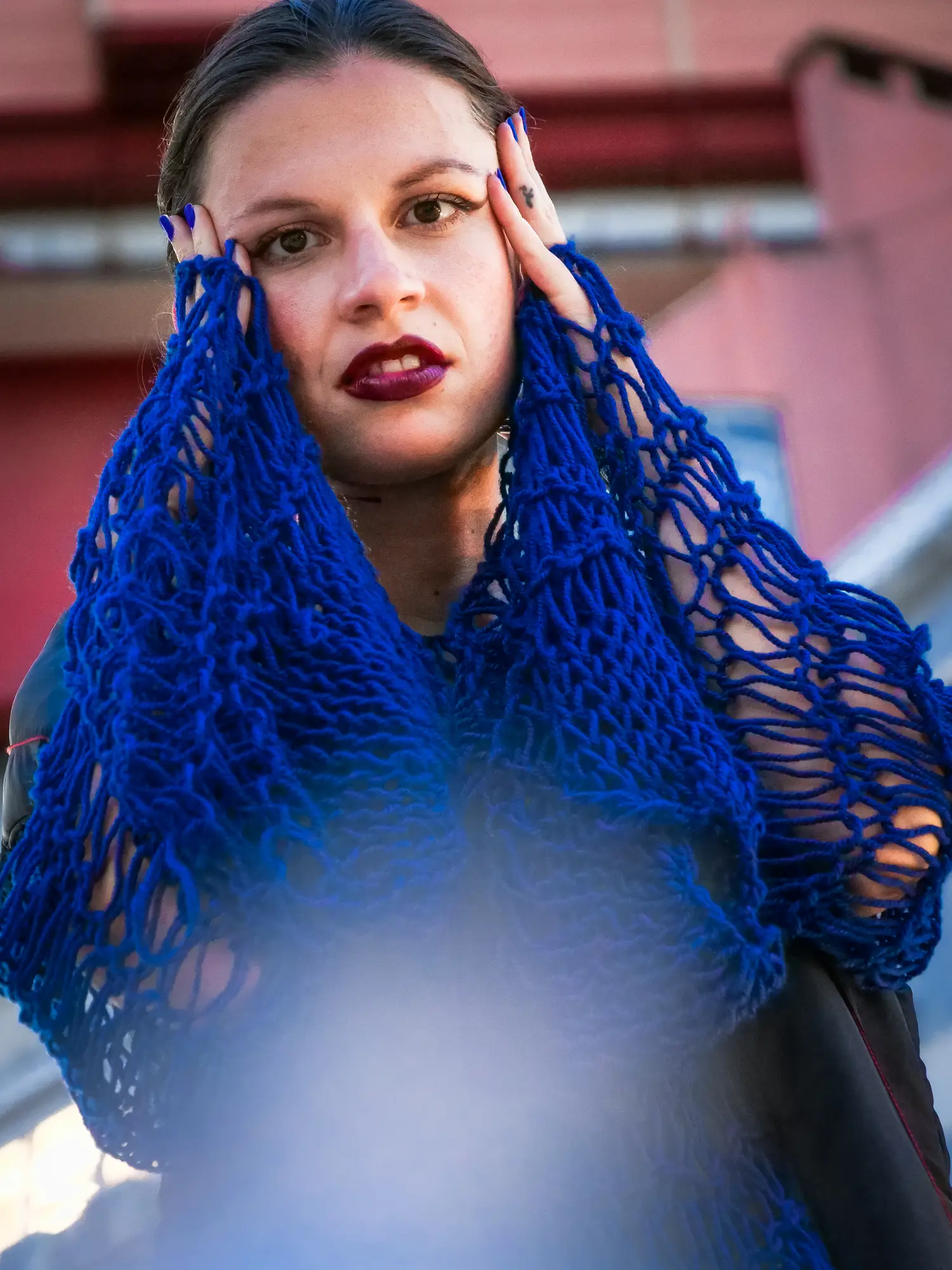 Red and Blue — Fashion & Beauty editorial by João Piecho for VOUS Magazine