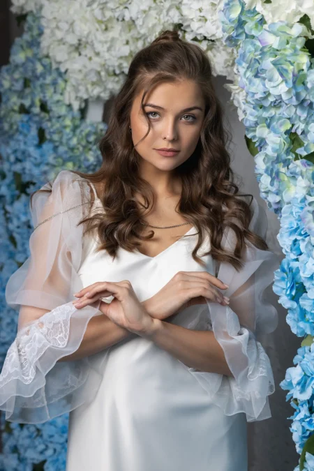 Among the flowers — Fashion & Beauty editorial by Yuriy Belozerov for VOUS Magazine