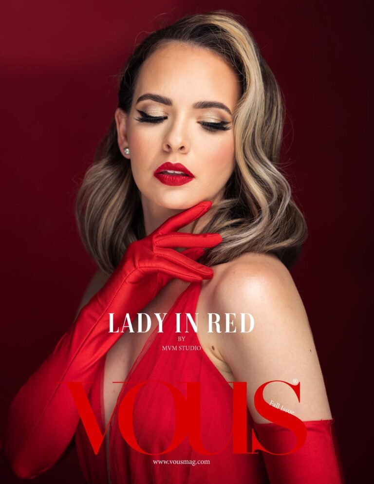 Lady in Red — VOUS Magazine · The November Fashion & Beauty Edition · Vol.5 · 2022