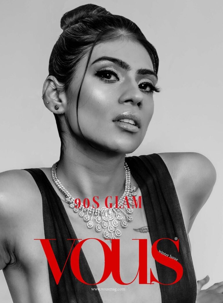 90's glam — VOUS Magazine · The January Fashion & Beauty Edition · Vol.8 · 2023