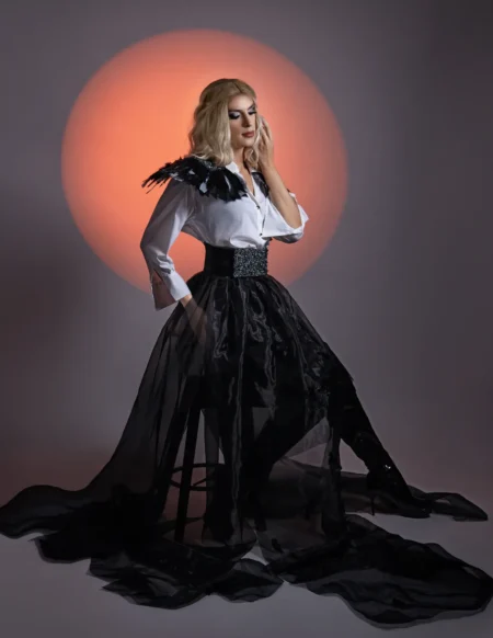 Moon girl — Christmas Special editorial by Ludmila Trofimov for VOUS Magazine