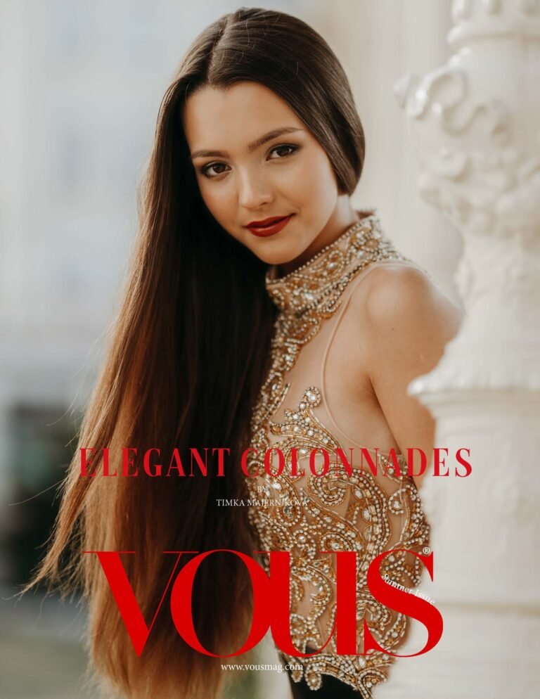 Elegant colonnades — VOUS Magazine · The January Fashion & Beauty Edition · Vol.10 · 2023