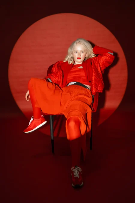 Lady in red — Fashion & Beauty editorial by Dorota Hładka for VOUS Magazine