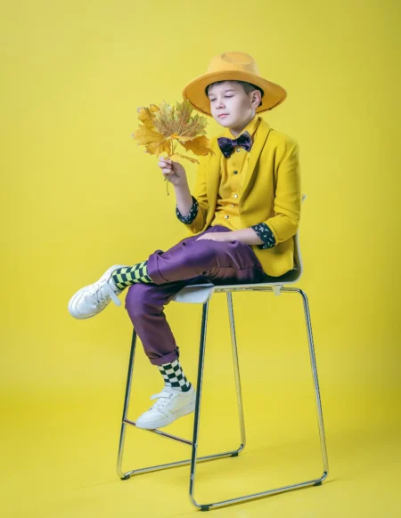 Promotional photo shoot of a collection of designer children's clothing from Irina… — Teen editorial by Alex Brodsky for VOUS Magazine