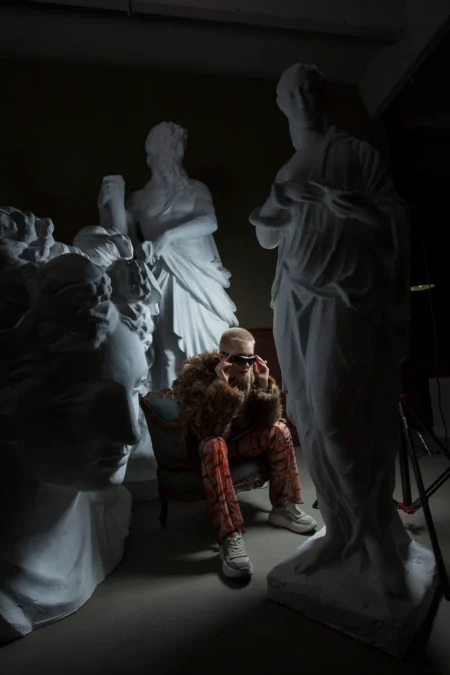 Station "Antique Rave — Fashion & Beauty editorial by Andrey Razniy for VOUS Magazine