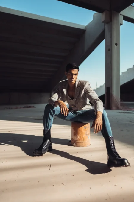 Man In Crop Top — Man editorial by Fulton for VOUS Magazine